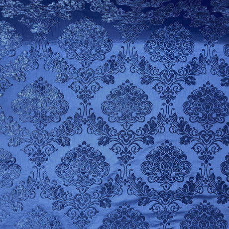 Casino Fabric 100 Percent Polyester Fabric - Tonal Damask, 56" Width (1 Yard)
