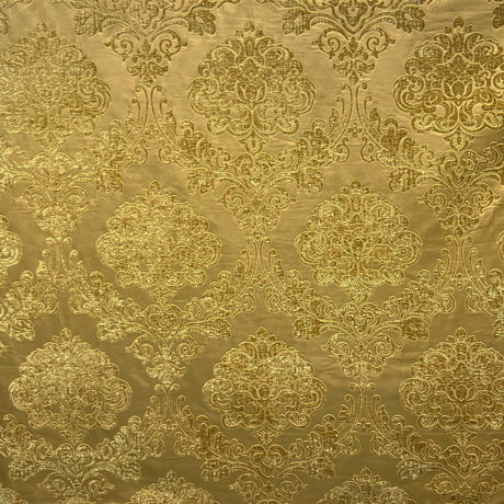 Casino Fabric 100 Percent Polyester Fabric - Tonal Damask, 56" Width (1 Yard)