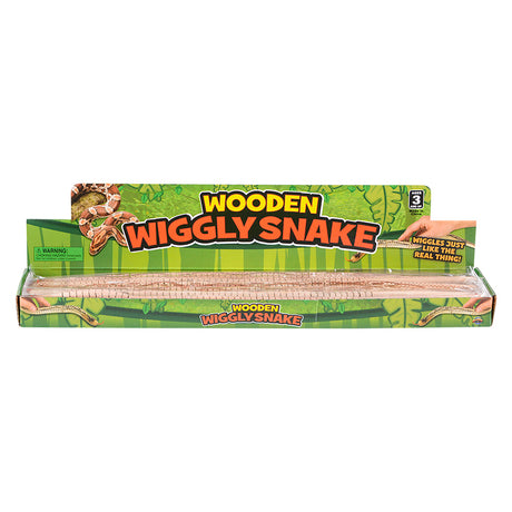 Wooden Wiggly Snake 20" (1 DZ)