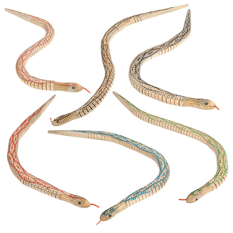 Wooden Wiggly Snake 20" (1 DZ)
