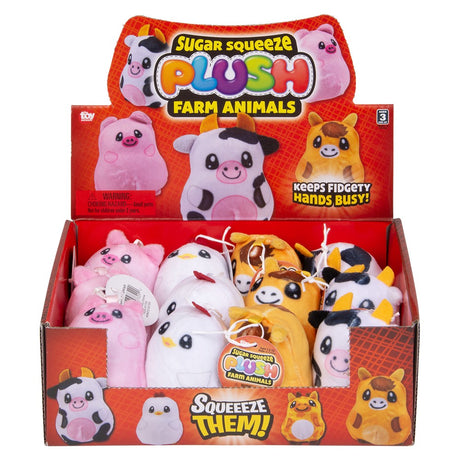 Plush Farm Assortment (12 PC Display Box)