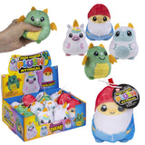 Mythical Plush Squeeze Toy Assortment (12 PC Display)