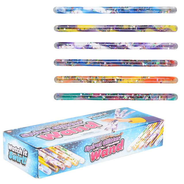 Glitter Wand 12" Jumbo Spiral (1 DSP)