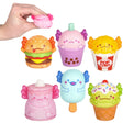 Micro Squish Axolotl Foodie Friends 2"