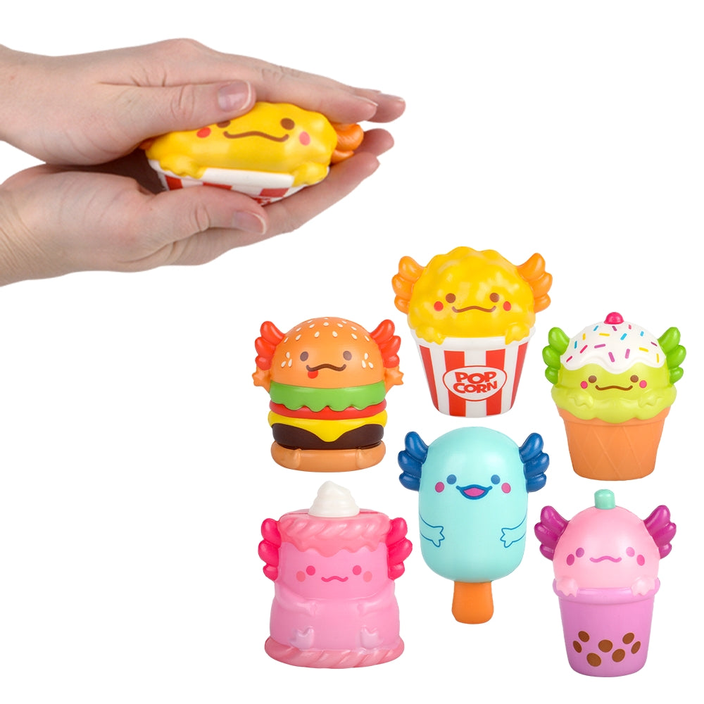 Squish Axolotl Foodie Friends 4" (1 DZ)