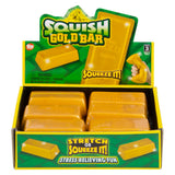 Squish Gold Bar Stress Toy (12 PC)