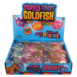 Squeezy Sugar Fidget Gold Fish (12 PC)