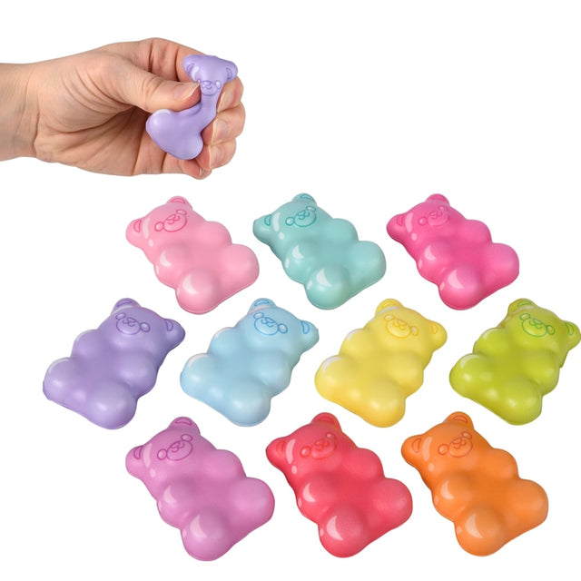 Micro Squish Yummy Bear (50 Pc Poly Bag)