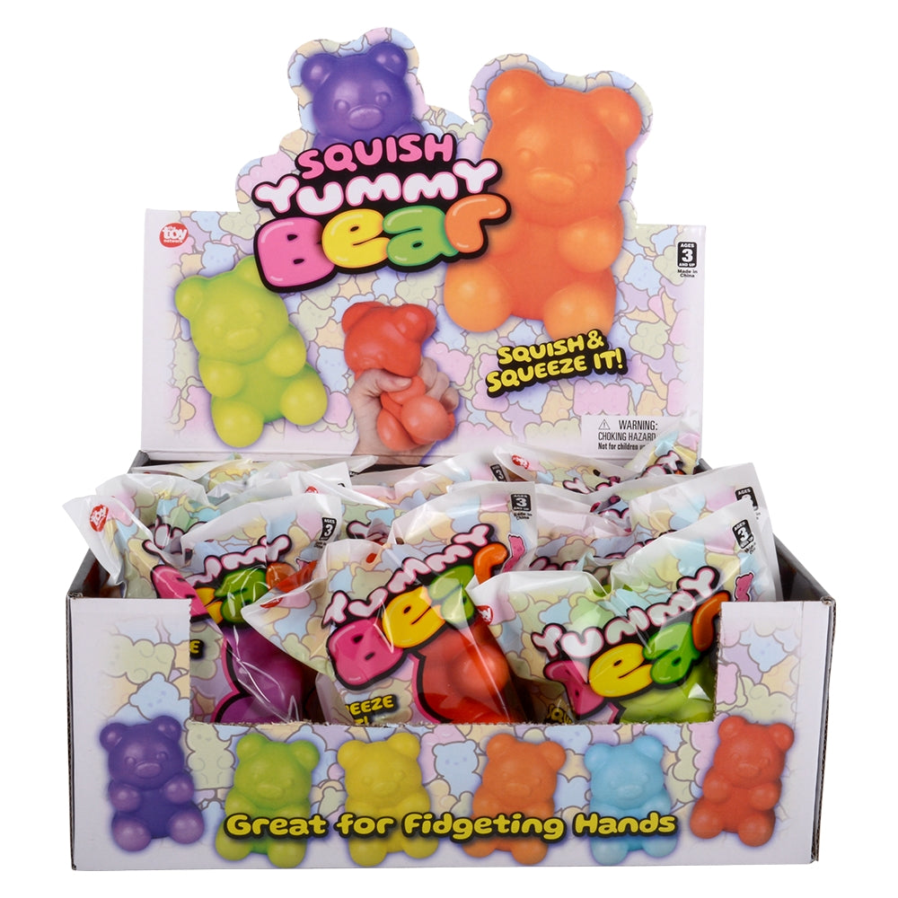 Squish Yummy Bears (12 Pc Display)