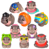 Micro Squish Hippos (1 UNT)