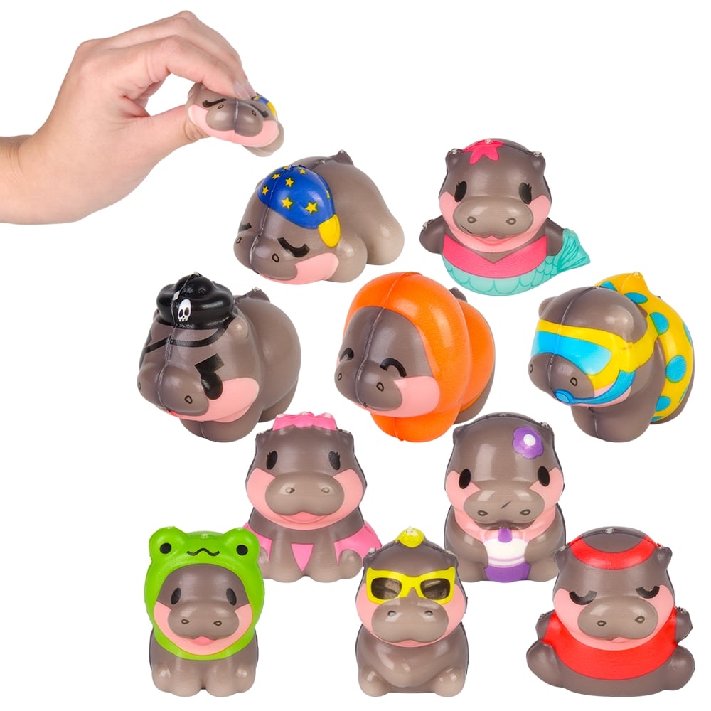 Micro Squish Hippos (1 UNT)