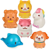 Squish Kawaii Animals 4" (1 DZ)