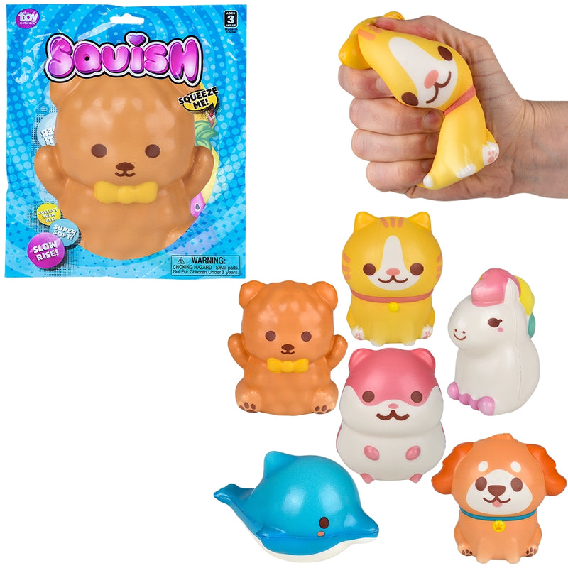 Squish Kawaii Animals 4" (1 DZ)