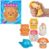 Squish Kawaii Animals 4" (1 DZ)