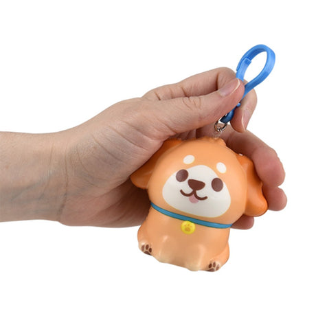 Squish Backpack Clip Kawaii Animals 3.25" (1 DSP)