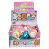 Squish Backpack Clip Kawaii Animals 3.25" (1 DSP)