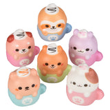 Kawaii Latte Animal Squish (50 Pc Polybag)