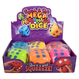 Squish And Roll Mega Marshmallow Dice (6 Pc)