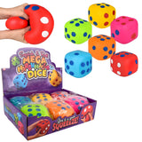 Squish And Roll Mega Marshmallow Dice (6 Pc)