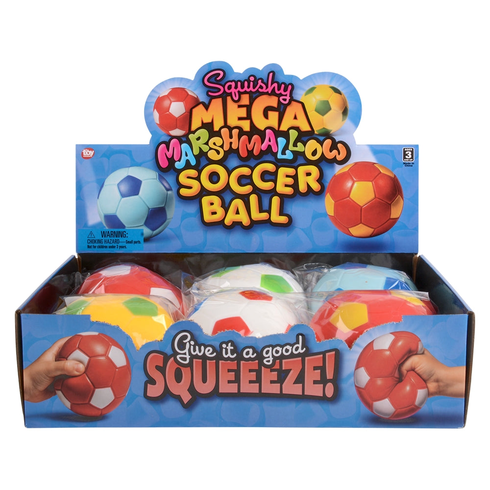 Squish Mega Marshmallow Soccer Ball (6 Ct)