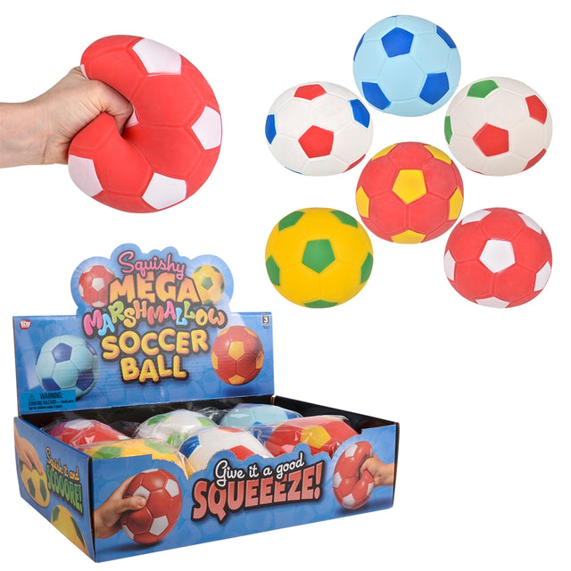 Squish Mega Marshmallow Soccer Ball (6 Ct)