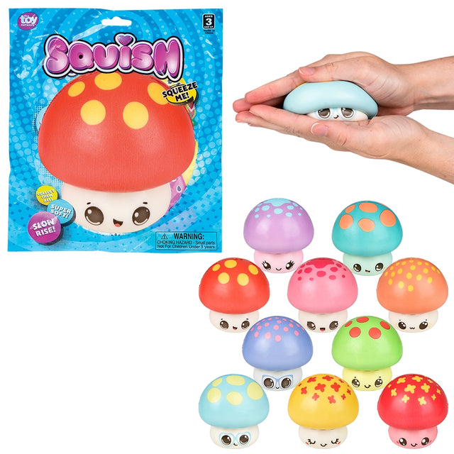 Squish Mushroom Fidget Toy (1 DZ)