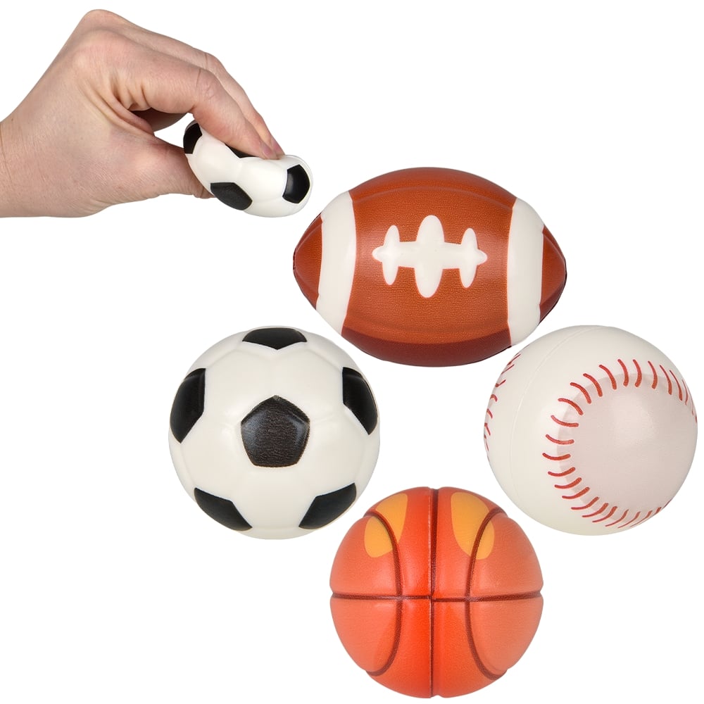 Micro Squish Sports Ball (48 Ct)