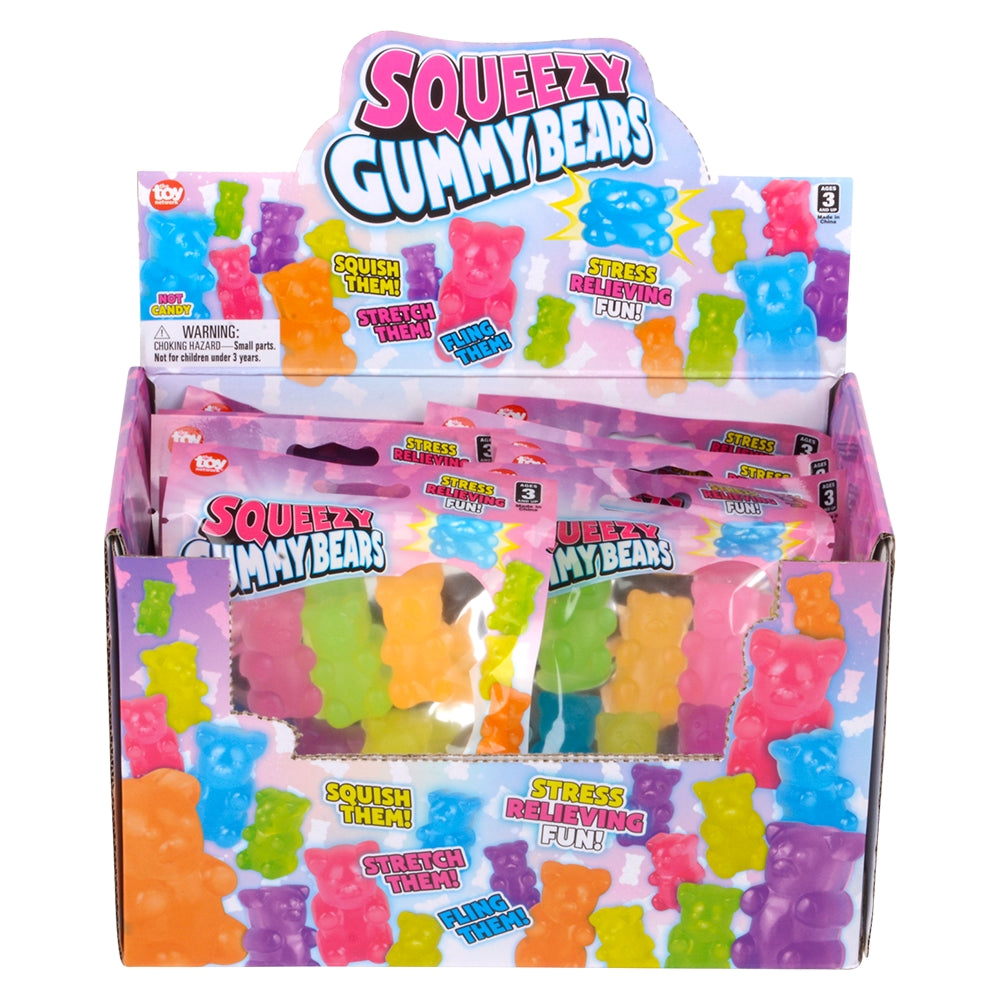 Squeezy Yummy Bear (12 Pc Display)