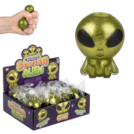 Squish Sticky Alien (12 PC Display)