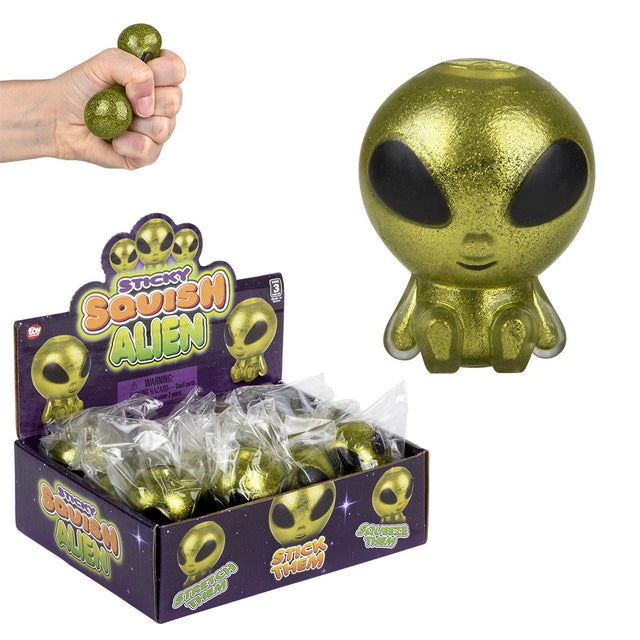 Squish Sticky Alien (12 PC Display)