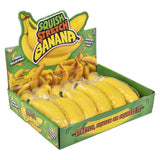Stretch And Squeeze Banana 5.5" (12 PC Display)