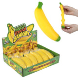 Stretch And Squeeze Banana 5.5" (12 PC Display)