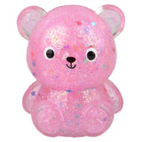 Squish Sticky Glitter Bear (12 Pc Display)