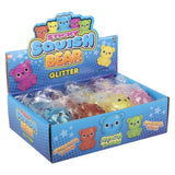 Squish Sticky Glitter Bear (12 Pc Display)