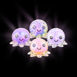 Light-Up Squish And Stretch Beaded Octopus (12 PC Display Box)
