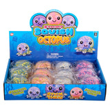 Light-Up Squish And Stretch Beaded Octopus (12 PC Display Box)