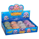 Light-Up Squish And Stretch Beaded Octopus (12 PC Display Box)