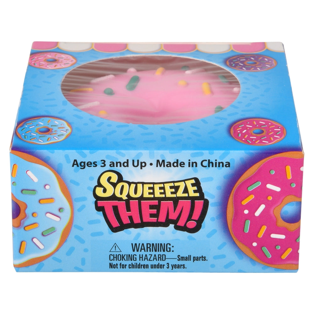 Squish and Stretch Donut Fidget Toys (12 PC Display)