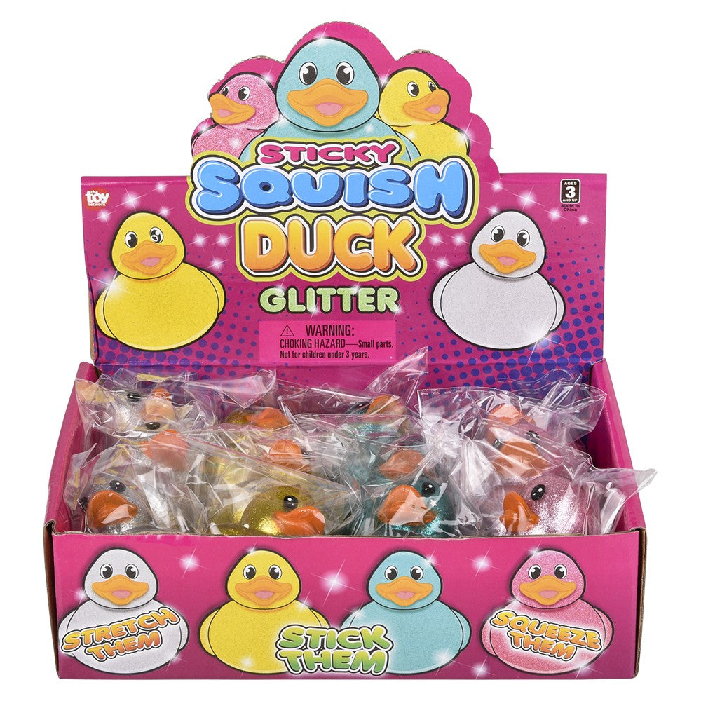 Squish Sticky Ducky (12 Pc Display)