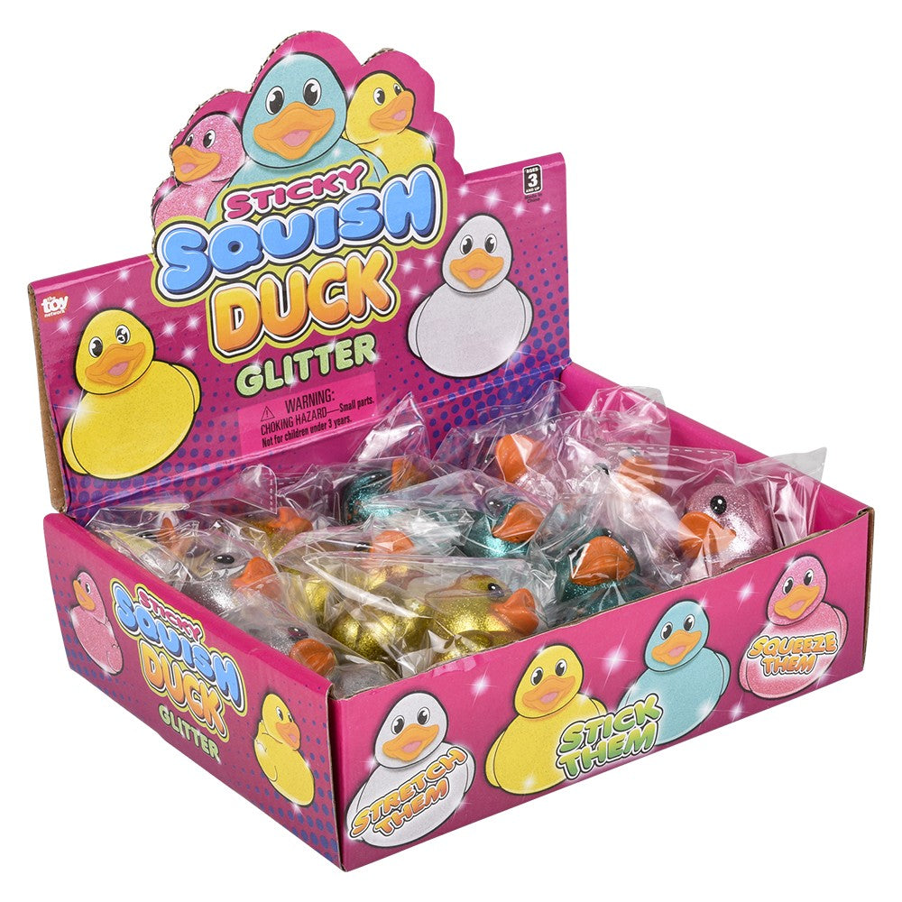 Squish Sticky Ducky (12 Pc Display)