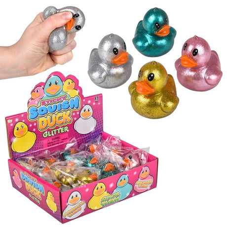 Squish Sticky Ducky (12 Pc Display)