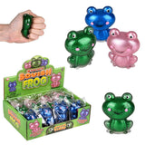 Squish Sticky Frog Fidget Toy (12 Pc Display)