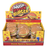 Squish and Stretch Hamburger (12 PC Display)