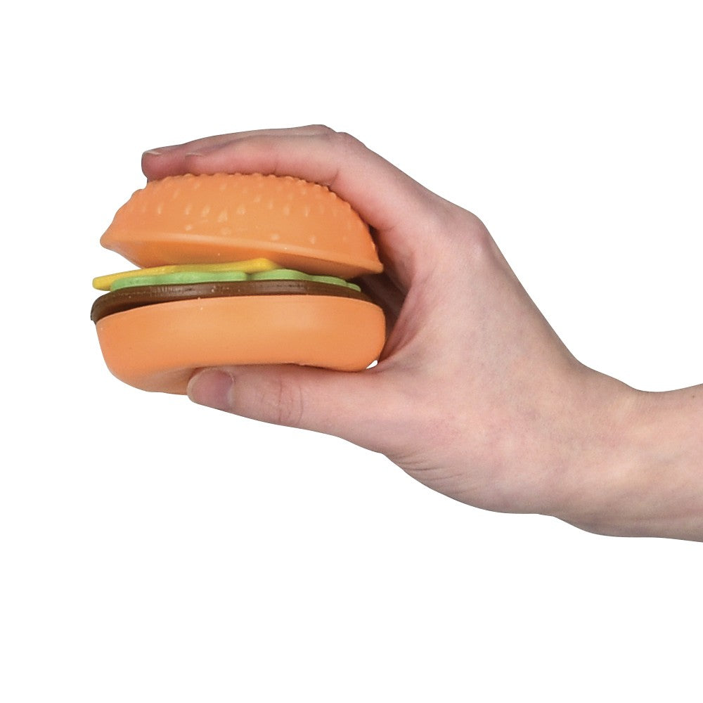 Squish And Stretch Hamburger (12 Pc Display)