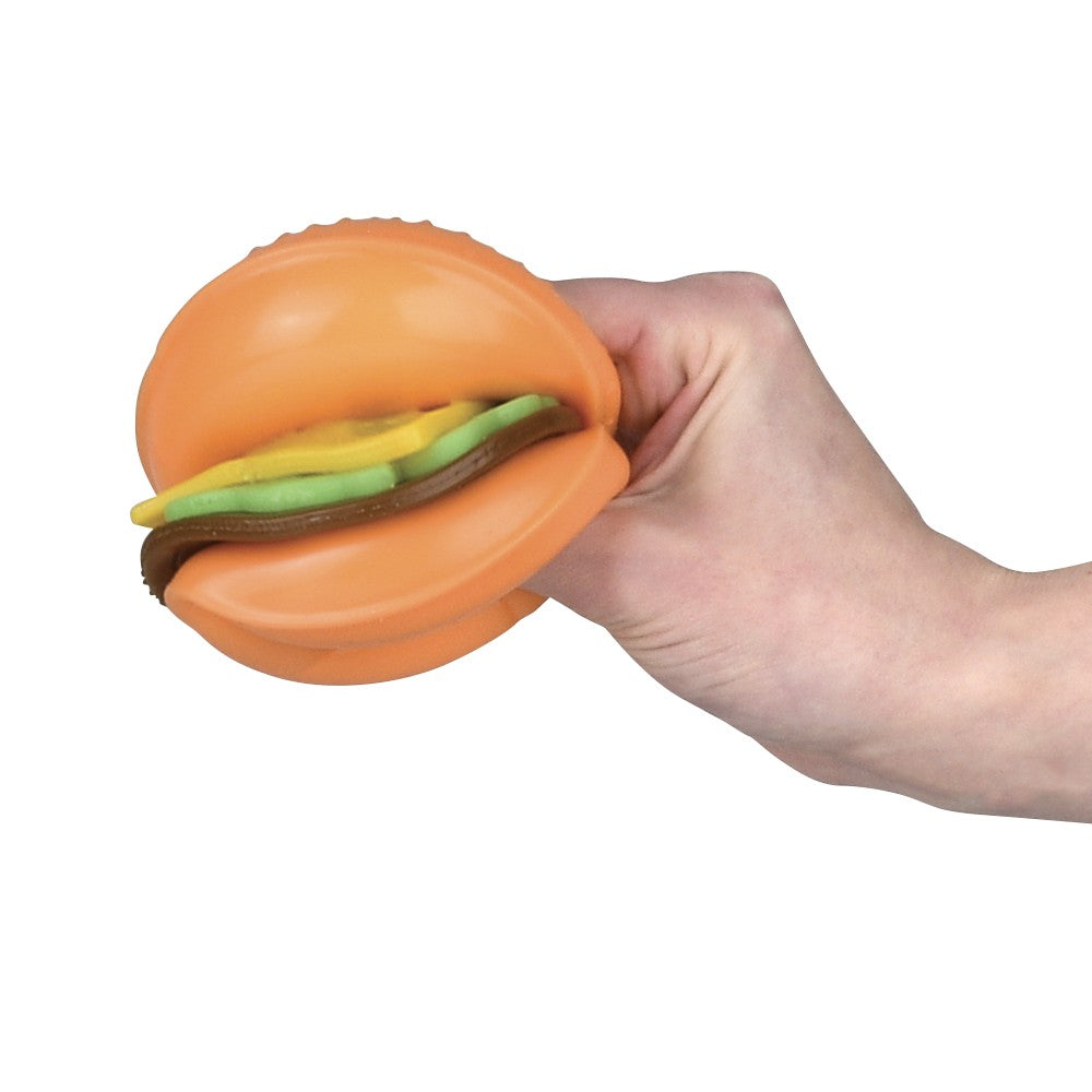 Squish And Stretch Hamburger (12 Pc Display)