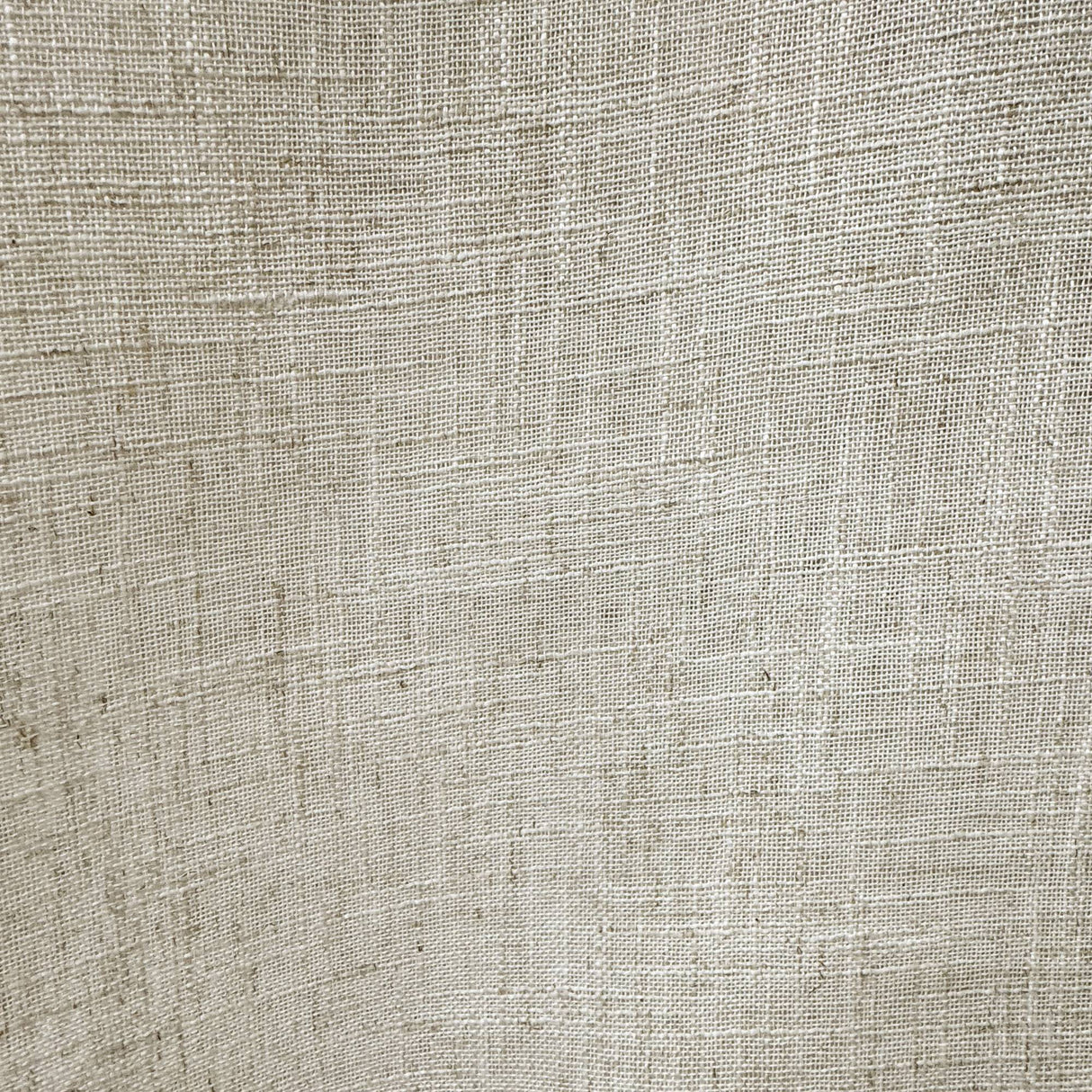 Cassiano Sheer Polyester Linen Blend Fabric - Solid Natural, 118" Width (1 Yard)