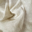 Cassiano Sheer Polyester Linen Blend Fabric - Solid Natural, 118" Width (1 Yard)