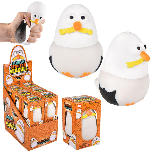 Squish and Stretch Seagull Fidget Toy (1 DSP)