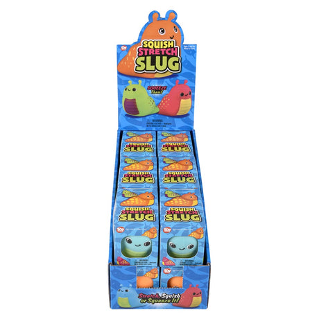 Squish and Stretch Slug (12 PC Display)