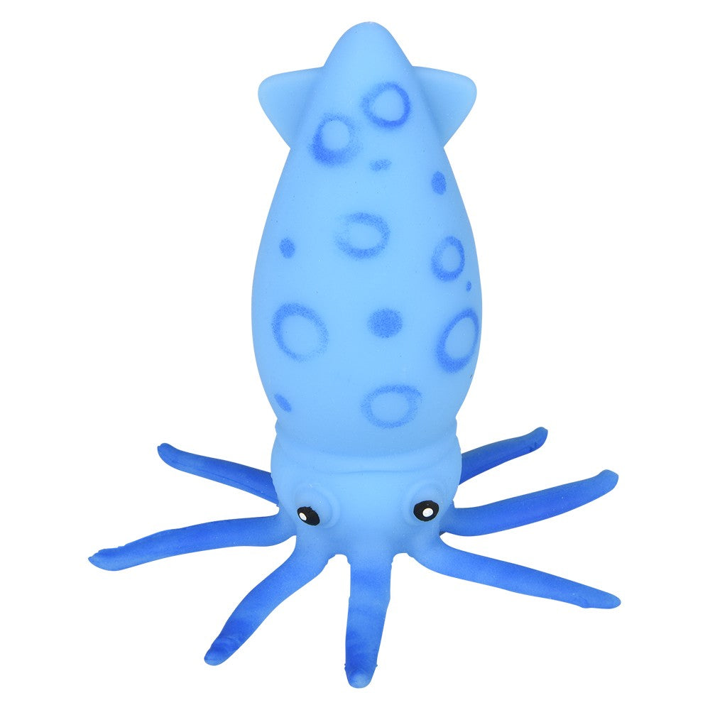 Squish And Stretch Squid Fidget Toy 6.25" (12 Pc Display)